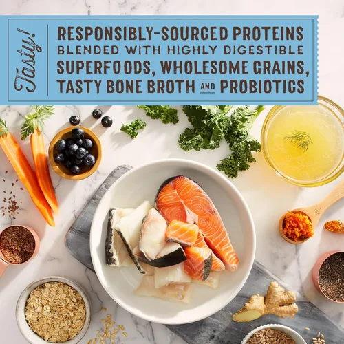 Miniatura 3 de Stella & Chewy's SuperBlends - Mezcla cruda con granos sanos, receta de pescado blanco y salmón capturados en la naturaleza con superalimentos