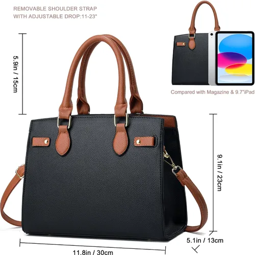 Miniatura 4 de Carteras y bolsos para mujer, bolso de mano de moda con asa superior