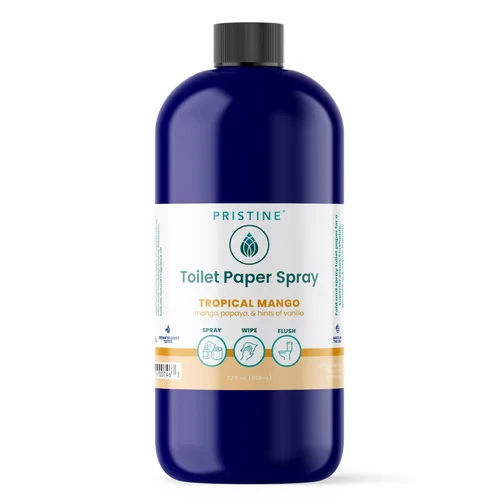 Miniatura 19 de PRISTINE Spray de Papel Higiénico en Lugar de Toallitas y Bidés - Como Alternativa de Espuma y Alternativas de Gel a las Toallitas, es un Sustituto