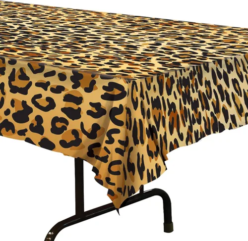 Miniatura 3 de Beistle Mantel navideño con estampado de leopardo, 1 pieza, multicolor
