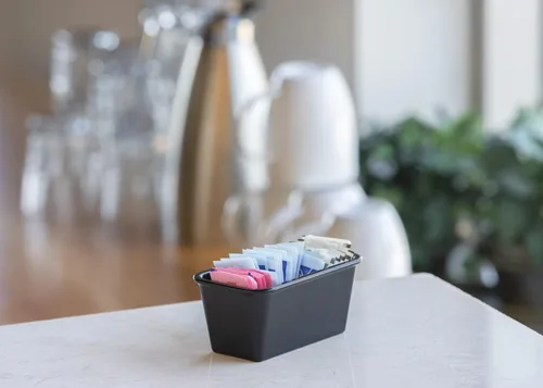 Miniatura 2 de Service Ideas SPH5BL - Soporte para paquetes de azúcar, 5 pulgadas, color negro
