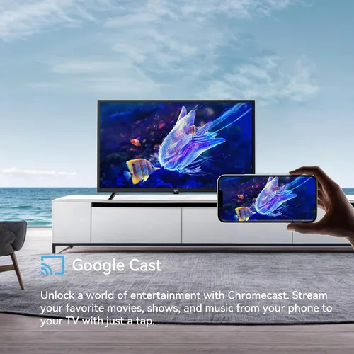 Miniatura 5 de FPD 43 Pulgadas Smart TV Pantalla Plana LED de Marco Delgado Full HD 1080p Google Cast Integrado, Transmisión en Vivo Ultra Delgado HDR10 Android