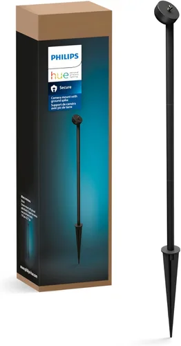 Miniatura 9 de Philips Hue Cable anticaída para cámara segura, plateado, paquete de 1, hecho para uso en exteriores, se conecta a la unidad de fuente