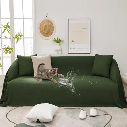 Miniatura 11 de Funda para Sillón de Sofá de Chenilla Lavable Protector de Muebles Funda para Sofá Reclinable de 1 Pieza Cojín Resistente a Manchas Funda para Silla