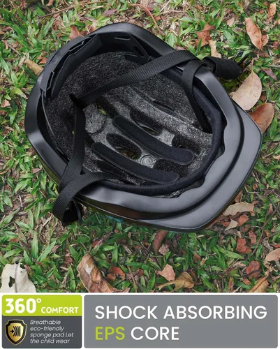 Miniatura 5 de OutdoorMaster Casco de bicicleta para niños, desde niños pequeños hasta jóvenes, casco de seguridad ajustable de unicornio para niños (edad 3-15)