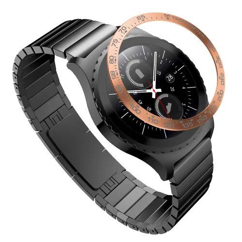 Miniatura 24 de AISPORTS Bisel Styling Compatible con Samsung Galaxy Watch 1.811 in Bisel Anillo Cubierta Adhesiva Anti Scratch Protección Acero Inoxidable Bisel