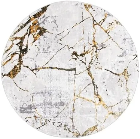 Miniatura 35 de SAFAVIEH Amelia Collection - Alfombra decorativa de 2 x 4 pies, gris y negro, diseño abstracto moderno, no desprende pelusa y de fácil cuidado