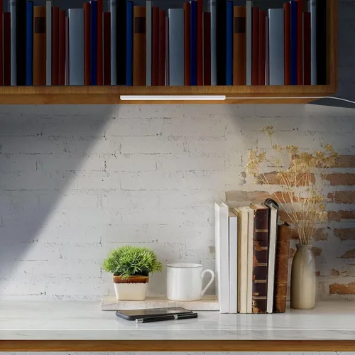 Miniatura 3 de DWEPTU Paquete de 2 Luces LED Debajo del Gabinete Regulables Luces Debajo del Gabinete con Alimentación USB para Luz de Armario Barra de Luz Debajo
