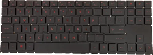 Miniatura 3 de Teclado retroiluminado rojo para portátil HP OMEN 15 2020 15-EN 15-EK 16-B 16-C 15-EN0010CA 15-EK0019NR 15-EN 15-EN0013DX 15-EN0023DX TPN-Q238