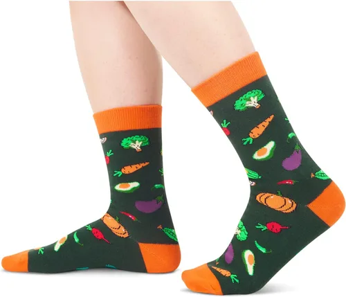 Miniatura 3 de HAPPYPOP Divertidas ideas de regalos veganos, regalos veganos para mujeres, regalos para veganos, regalos vegetarianos, calcetines veganos
