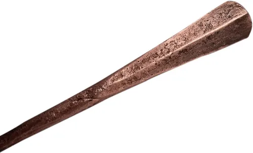 Miniatura 6 de Bold & Divine Ridge Copper - Juego de cubiertos de acero inoxidable de 5 piezas, incluye cuchillo, tenedor/cuchara, cubiertos de acero inoxidable