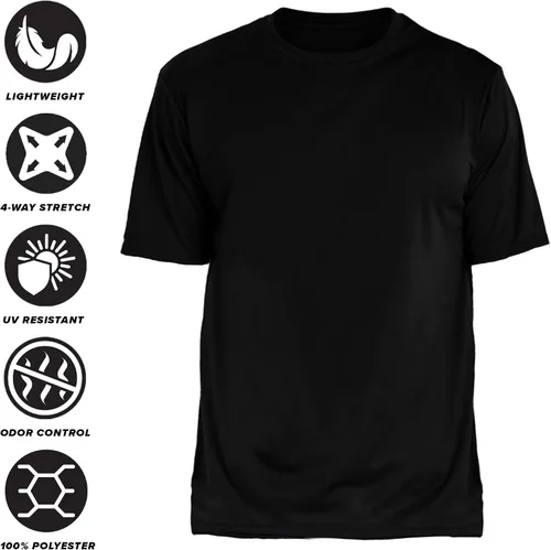 Miniatura 4 de Camiseta deportiva oficial de la NCAA Collegiate para hombre, colección negra con logotipo en el pecho izquierdo