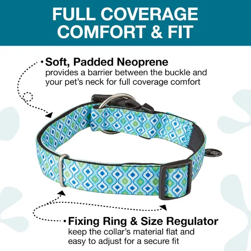 Miniatura 2 de Max & Molly Urban Pets Smart ID - Collar para perro con etiqueta de seguridad QR Gotcha! para mascotas y perfil de mascota personalizado, neopreno