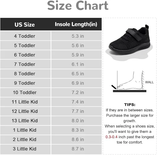 Miniatura 7 de nerteo Zapatos deportivos para correr y caminar para niños pequeños