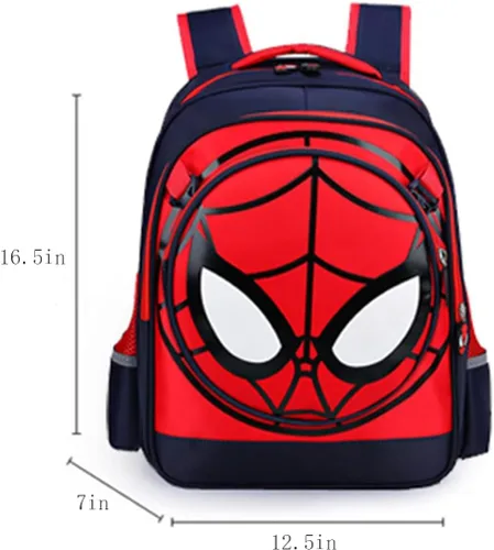 Miniatura 2 de FENGJINRUHUA Lindo juego de rol de dibujos animados escuela primaria mochila niños cómic niños niñas mochila, Q-azul marino, Mochila escolar