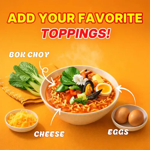 Miniatura 7 de Nongshim Fideos Ramen, taza gourmet de ramen instantáneo, sopa de fideos premium para microondas, mariscos picantes Neoguri, 2.64 onzas