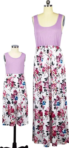 Miniatura 5 de Mamá and Me Dresses - Vestido de verano con estampado floral
