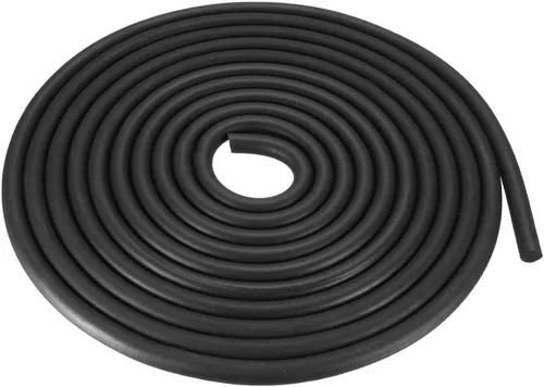 uxcell Cinta de Sellado de Espuma de Goma para Burlete 10mm de Diámetro 3 Metros de Largo Negro