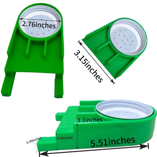 Miniatura 3 de Paquete de 4 alimentadores de entrada de abejas, equipo de apicultura para alimentar tarros Mason para agua de jarabe de azúcar