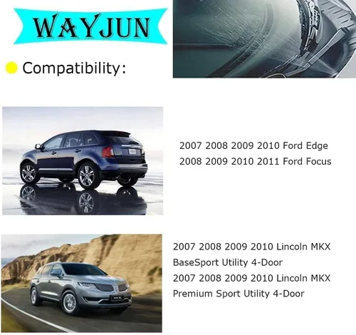 Miniatura 4 de WayJun 8S4Z17603AA - Boquilla para limpiaparabrisas con chorro de agua compatible con Ford Focus 2008-2011 Edge 2007-2011 Edge 2007-2010 Lincoln MKX