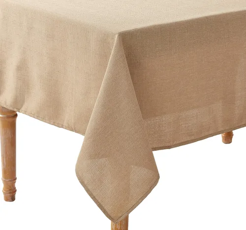 Miniatura 7 de Violet Linen Patrón europeo de lino sintético sólido, poliéster, repelente al agua, a prueba de derrames, sin arrugas, tela suave antiencogimiento