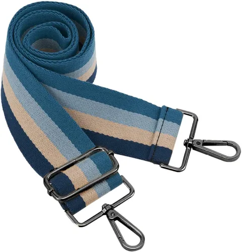 Miniatura 85 de ZOOEASS Hebillas de níquel Correa ancha para el hombro ajustable de repuesto para cinturón de pistola, hebilla de guitarra estilo bandolera