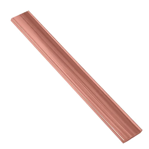 Miniatura 9 de Barra plana de cobre 110 de 1/4 "x 1" x 12" de largo, 0.236 in x 0.984 in x 12.008 in de cobre