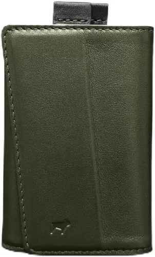Miniatura 8 de The Frenchie Co. - Cartera - Cartera delgada de piel plegable - Protección de bloqueo RFID con múltiples ranuras para tarjetas y ventana