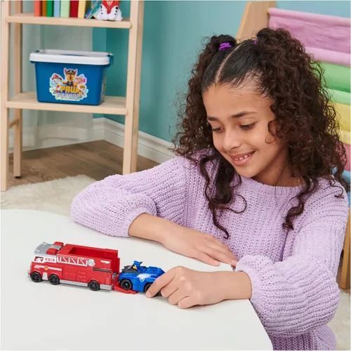 Miniatura 3 de Paw Patrol, True Metal Chase, Marshall and Skye - Camiones coleccionables de camiones grandes (exclusivo de Amazon) a escala 1:55, juguetes
