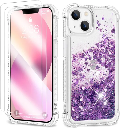 Miniatura 66 de Funda con purpurina para Samsung Z Flip 3, a prueba de golpes, funda de TPU transparente con purpurina líquida para Samsung Z Flip 3 para mujer