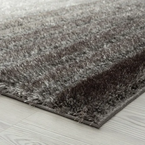 Miniatura 4 de LUXE WEAVERS Lantanas Collection 7119 - Alfombra geométrica moderna gris de 5 x 7 pulgadas
