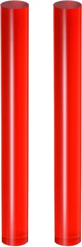 Miniatura 9 de HARFINGTON 2 rodillos de arcilla acrílica de 7.28 x 1 pulgadas, rodillo de tubo redondo de plástico antiadherente sólido para moldear, esculpir, Azul