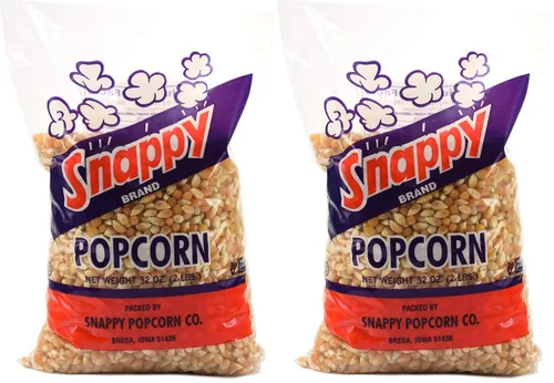Miniatura 11 de Snappy Granos de palomitas de maíz amarillos para reventar, grano entero sin OMG, funciona en máquinas, máquinas de aire y estufas, bolsa a granel