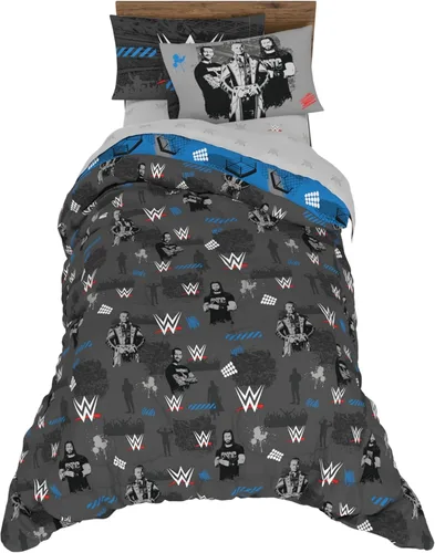 Miniatura 19 de Franco - Juego de ropa de cama para niños, edredón y sábanas supersuaves con funda de almohada, 5 piezas, tamaño individual, Jurassic World, 6A1348