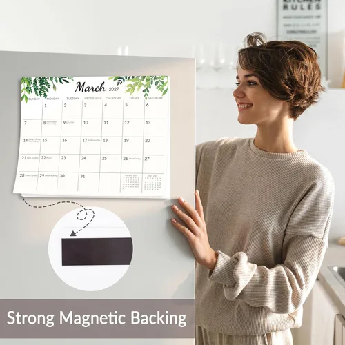 Miniatura 4 de Magnetic Calendar for Refrigerator, 10"x 8" Fridge Calendar from Jul. 2026 to Dec. 2027, Wall Calendars 2026-2027 Prefect for Planning and