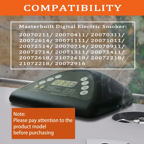 Miniatura 2 de Piezas de repuesto 9907100001, compatibles con Masterbuilt 20070211/20070411/20070311/20072614/2007111/20071011/MB Top Controller Electric Smoker