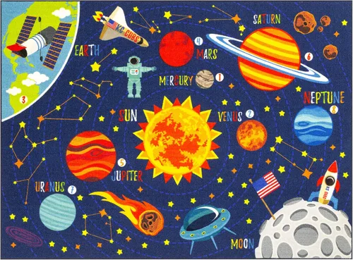 Miniatura 14 de KC Cubs 8x10 Mapa de Estados Unidos de EE. UU. Alfombra de Coches de Juguete para Carretera – Alfombra de Juego Educativa para Niños, Pequeñines