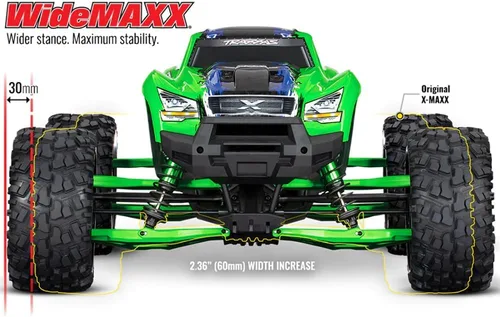 Miniatura 3 de Traxxas 7895 Kit de suspensión negra: X-Maxx WideMaxx (negro)