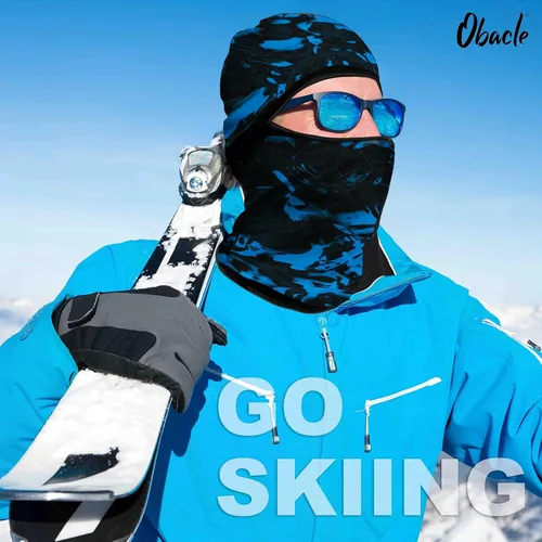 Miniatura 120 de Obacle Pasamontañas para hombres y mujeres, para invierno, clima frío, esquí, ciclismo, caza