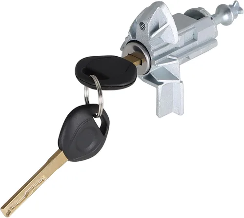 Miniatura 2 de labwork Cilindro de cerradura de puerta delantera izquierda para BMW X5 2000-2006, 2 llaves de repuesto 51217035421