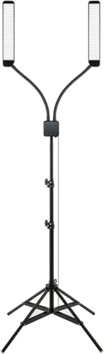 GLAMCOR Elite X Kit de iluminación LED portátil para extensión de pestañas, esteticista, maquillaje, filmación y fotografía | 5600K de luz diurna de