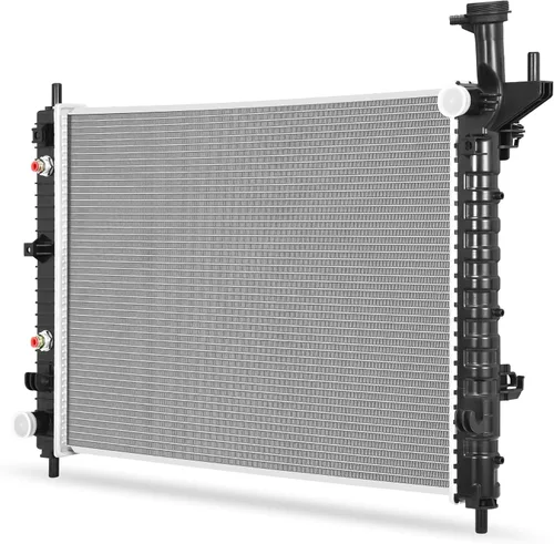 Miniatura 10 de DWVO Radiador de núcleo de 28'' compatible con Chevy Silverado 1999-2013 1999-2007 Sierra Tahoe Yukon 2000-2006 Suburban Tahoe, apto para Cadillac