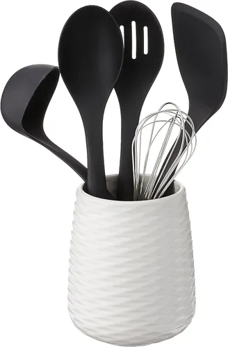 Miniatura 8 de KitchenAid KQ562BXAQA - Juego de herramientas y artilugios con Crock, 6 piezas, aguamarina