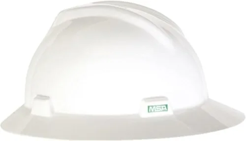 Miniatura 20 de MSA V-Gard Casco de Ala Completa con Suspensión - Carcasa de Polietileno, Protección Superior contra Impactos y Correas de Corona Autoajustables