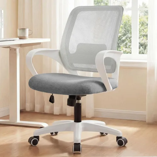 Miniatura 11 de Silla de Oficina NEO Chair Silla de Computadora Ergonómica de Malla con Soporte Lumbar Altura Ajustable Ruedas Giratorias Rodantes Cómoda Silla
