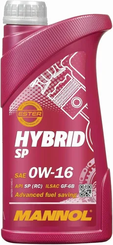 SP 0W-16 - Aceite de motor sintético completo por Mannol, aceite de motor 0W16, aceite de motor sintético, aceite de automóvil, aceite de 1 litro