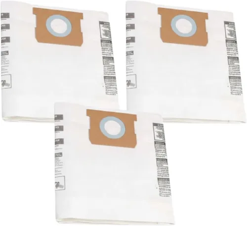 VacBagsUSA - Paquete de 5 bolsas de filtro de repuesto para aspiradoras de 5 a 8 galones | Compatible con aspiradoras tipo E, 90661, 9066100,