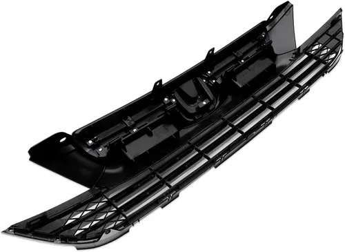 Miniatura 6 de PIT66 Protector de parrilla de parachoques delantero superior e inferior, compatible con Honda CRV 07-09 negro/cromo