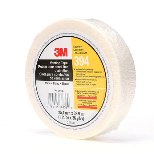 Miniatura 2 de 3M 394 cinta de ventilación color blanco, Blanco, 1