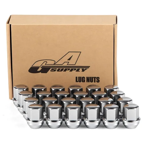 Miniatura 12 de GAsupply M12x1.25 Tuercas de rueda, 20 piezas estilo OEM de fábrica con asiento magnético de 12 mm x 1.25, tuercas de rueda hexagonales de 13/16" 21
